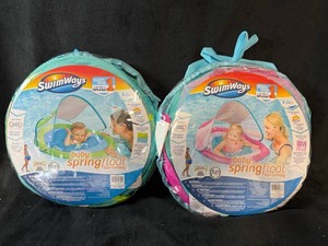 SwimWays Baby Spring Float Sun Canopy 2-Pack Ages 9-24 Months