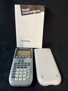 Texas Instruments TI-83 Plus Silver Edition Calculator With Manual