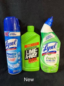NEW Lysol & Lime-A-Way Cleaning Products Mixed Lot of 3