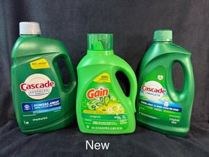 Cascade Dishwasher & Gain Laundry Detergent Mixed Lot New (Lot of 3)