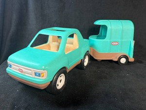 Vintage Little Tikes 5543-00 Toy Pickup Truck & Trailer