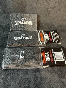 Vintage Spalding NBA Basketball Business Card Holders (Lot of 3)