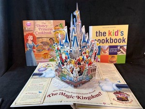 Disney Pop-Up Walt Disney World & Princess Cookbook  Mixed Lot of 3