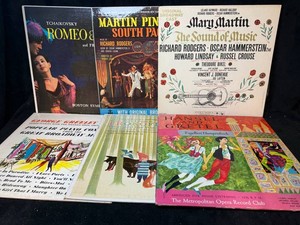 Vinyl LP Collection South Pacific And The Sound of Music Original Broadway Cast, Romeo and Juliet, Hansel & Gretel, Peter and the Wolf