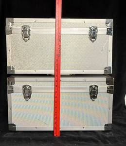 Aluminum Equipment Cases With Foam Interiors (Lot of 2)