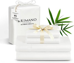 $95 Bamboo Viscose Sheet Set King Size, Cooling Sheets Bed Set