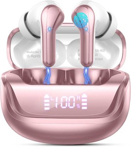 2026 Wireless Earbuds, Bluetooth 5.4 Headphones HiFi Stereo, 50H Playtime