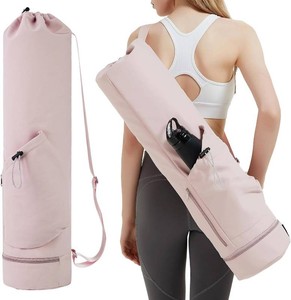 $20 sportsnew Yoga Mat Bag Women, Pilates Bag with Wet & Water Bottle Pockets
