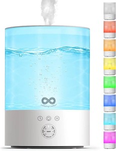$50 Everlasting Comfort 2.5L Ultrasonic Humidifier for Bedroom, 28 dB Cool Mist