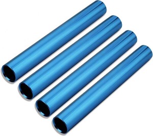 Aluminum Track Field Relay Batons, Race Equipments for Running Race Team, Suitable for Outdoor Sports Practice Athlete, Corrosion Resistant High Strength Smooth Surface