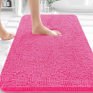 $33 OLANLY Bathroom Rugs 30x20, Extra Soft Absorbent Chenille Bath Rugs