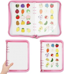 LIQALU 6 Pages Pin Trading Binder Book Enamel Pin Collection Display Holder