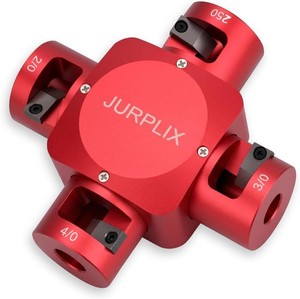 $35 Large Cable Stripper Compatible with 20, 30, 40, Clover Design Heavy-duty Wire Stripper Tool for Insulation Removal with Safety and Speed (RED)