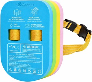 Swim Float Kids Safety Learning 140 lb Pull-Tested Buckle Stable in Pool