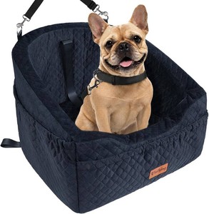 $40 Vivifying Dog Car Seat for Small Dogs, Pet Booster Bed up to 25 lb, Black