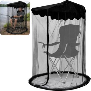 63 H Canopy Chair Mosquito Net Cover, Bug Barrier Mosquitos Mesh Tent