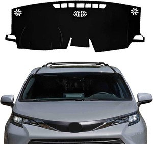 $25 Dash Cover for 2021-2025 2026 Toyota Sienna Accessories,Polyester Dashboard Cover for Sienna, Non-Slip Dash Mat No Glare UV Rays Protector Dash Pad