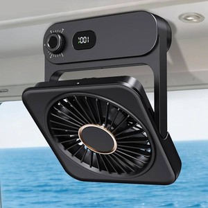 Shintrend Cruise Ship Approved Magnetic Fan, Rechargeable Portable Fan with 100 Speeds, Magnetic Mount for Cabin Ceiling & Wall, Quiet Air Circulator, Cruise Essentials 2026   Black