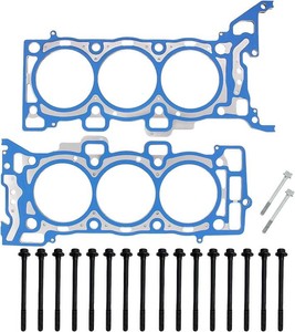 $58 LS3 3-Layer Cylinder Head Gaskets with Head Bolts Kit Fit for Cadillac ATS CTS Buick Enclave LaCrosse Chevy Equinox Traverse GMC Acadia Pontiac Saturn 3.6 V6 DOHC LFX LY7 LLT Like 26377PT