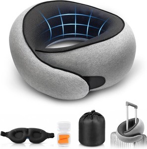 $38 Purroch G-Shape Memory Foam Travel Pillow, Neck Pillow