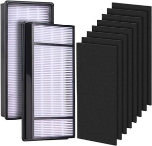 Air Purifier Filters for Honeywell HRF-H1 HRF-H2 HPA050 HPA060 HPA150 HPA160 HHT055 HHT155 Series Air Purifiers - Performance Plus Filter Replacement - 2 Filter and 8 Carbon Filters