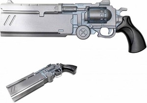 $28 Trigun Stampede VASHs Revolver Foam Replica  16 Collectible Cosplay Prop  Safe Anime Weapon for Display & Costume  Lightweight Convention-Safe Accessory