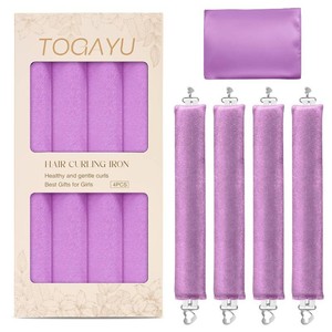 $21 Heatless Curls Overnight, Velvet Hair Rollers for Women, No Heat Hair Curlers, Soft Curling Set for Everyday Styling