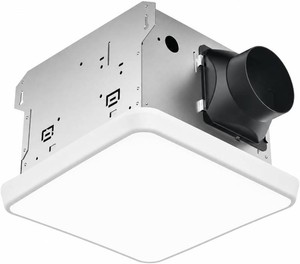$100 Fitop Bathroom Exhaust Fan with Light, 130 CFM,Fits 9.45 Inch Opening