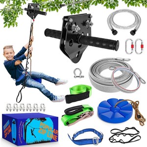 $100 X XBEN Zip line Kit for Kids and Adults Outdoor Up to 500Lbs - 120FT