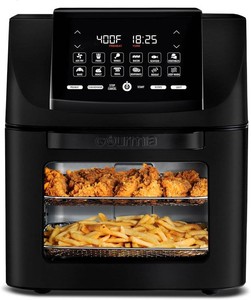 $140 Gourmia Air Fryer - 14 Qt Rotisserie Oven with Window, Black