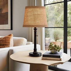 $40 Oneach 19.5 Small Table Lamp for Bedroom - Bedside Lamps for Nightstand