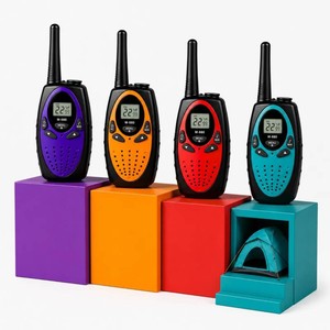 $47 Family & Outdoor Walkie Talkies 4 Pack   Long Range Crystal-Clear Audio Gift for Camping, Hiking, Fishing, Skiing, Travel, Extreme Weather