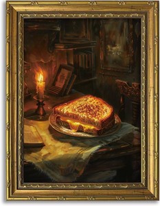 $27 DR.RiftArt Vintage Kitchen Halloween Wall Art Victorian Moody Wall Decor