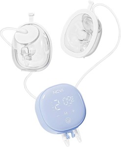 $38 NCVI Electric Breast Pump Hands-Free, Wearable Breast Pump with 2124mm Flange, Hospital-Grade Materal, BPA Free, Portable Breastfeeding Pump with 4 Modes 9 Levels for Home, Office and Nursing Room