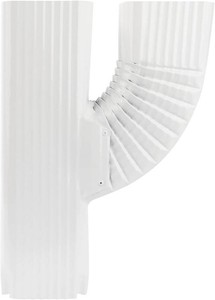 $31 Downspout Gutter Upright Y Connector 3x4 White Connection Rain Gutter Downspout