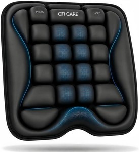 $60 Airplane Seat Cushion, Air-Cell Travel Cushion for Long Flights, Inflatable Portable Seat Pad with Built-in Pump for Air Travel, Car, Office Chair and Wheelchair