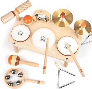 $37 Vanplay Kids Drum Set, Montessori Toys for 2 3 Year Old Boy Girl Gifts