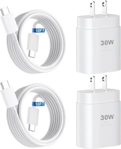 $26 iPhone 18 Duo 17 16 Pro Max Charger Fast Charging 10FT USB C Charger Cable