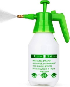 Garden Pump Sprayer,68oz34oz Hand-held Pressure Sprayer Bottle for Lawn with Safety Value&Adjustable Nozzle, for Watering,Spraying Weeds,Home Cleaning and Car Washing,0.5 Gallon