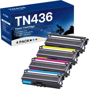 $50 WEAREC TN436 Toner Cartridge Set Replacement for Brother TN-436, 4-Pack