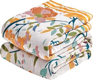 $33 Boho Throw Blanket - Lightweight 50x60 100% Cotton Fall Living Room
