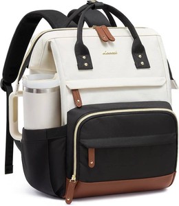$50 LOVEVOOK Laptop Backpack for Women, 15.6 Inch Work Business Backpacks Purse With Large Capacity, Waterproof Nurse Bag College Bookbag for School, Waterproof Casual Daypack for Travel