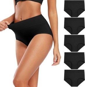 $26 Molasus Womens Cotton Underwear High Waisted Full Coverage Ladies Panties Size Large