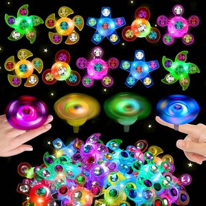 $20 24PCS Light Up Fidget Spinner Ring Glow Party Favors Bulk for Kids 4-8 8-12