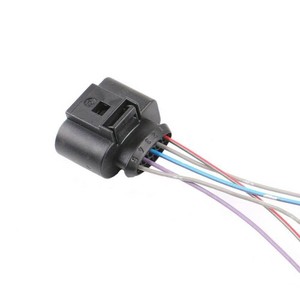 Unifizz 5 Pin Prewired Connector Plug for VW Au-di - Replacement for 1J0973705 and 1J0 973 705, Camshaft MAF Sensor Wiring Adapter