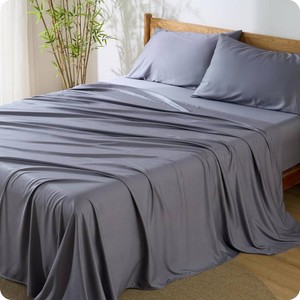 $75 Bedsure PureWoven 100% Rayon Derived from Bamboo, King Size Sheets Set
