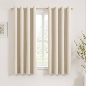 $33 MIULEE Birch Blackout Bedroom Curtains Drapes 72 Inch Long 52x72