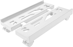 Adjustable Computer Tower Stand, Ventilated Mobile CPU Holder