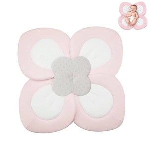 $21 PandaEar Baby Bath Pad for Infant Newborn  Soft Flower Petals for Sink Bathtub Essentials Shower Gift (Pink)