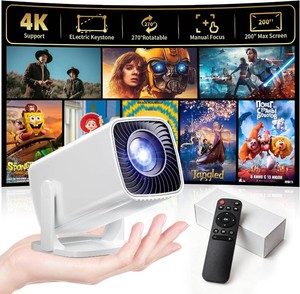 $40 Mini Projector 4K Support, Portable Projector Full HD 1080P Support